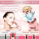 2 in 1 Eyebrow Trimmer | Rechargeable Ladies Eyebrow & Nose Hair Shaver – Portable Facial Hair Remover for Women in Pakistan