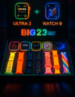 i50 New Model Smart Watch Bundle – 7 Original Straps, 2 Premium Watches & 2 Protective Covers - Image 5