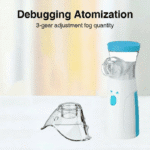 Mesh Nebulizer Machine For kids and adults, Handheld, Mesh Technology Portable, Soundless, and Effective Respiratory Solution - Image 3