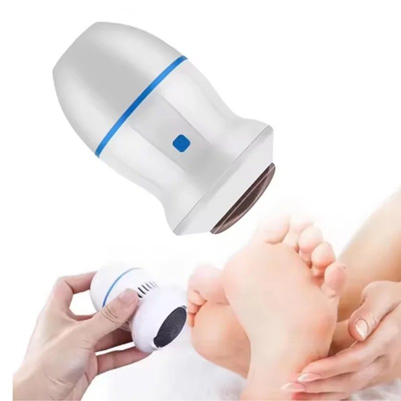 Back Callus Remover with Built-In Vacuum – Electric Foot Grinder for Dead Skin, Cracked Heels & Calluses, Rechargeable Pedicure Tool with Gentle & Powerful Exfoliation - Image 2