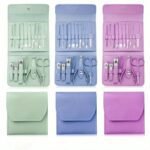 16pcs Professional Manicure & Pedicure Set – Nail Clippers, Cuticle Nippers & Grooming Tools with Travel Case (Random color) - Image 4