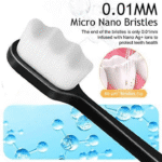 Soft Micro-Nano Toothbrush – Ultra-Soft Bristles for Sensitive Teeth & Gums (Adults & Kids, Without Box)