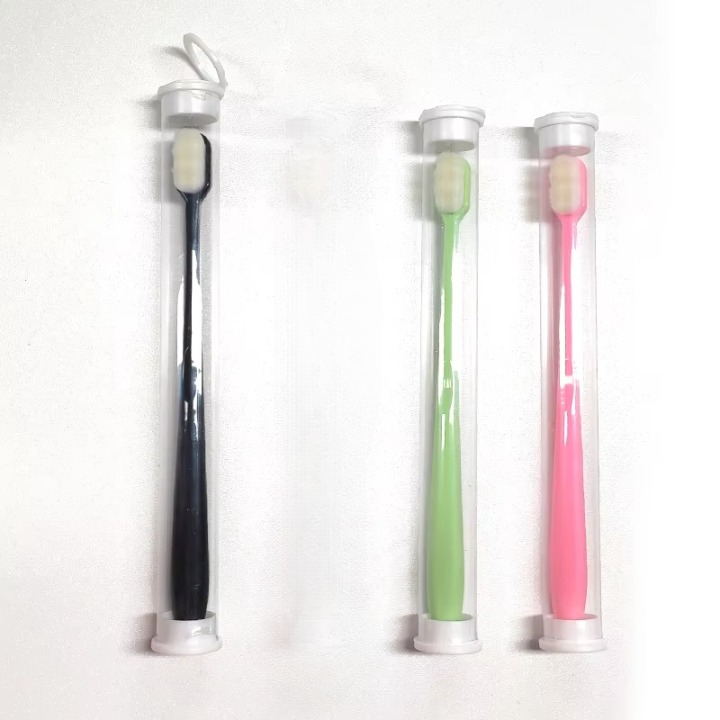 Nano Soft Hair Toothbrush – Gentle Gum Care, Travel-Friendly (With box)