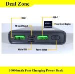 10000mAh Power Bank – PD Fast Charging with Digital Display & Full Capacity Backup - Image 11