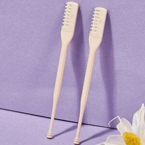 Pack of 2 Double-Sided Manual Nose Hair Trimmers – Safe & Painless Grooming Tool for Men & Women