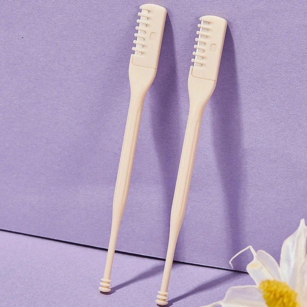 Pack of 2 Double-Sided Manual Nose Hair Trimmers – Safe & Painless Grooming Tool for Men & Women