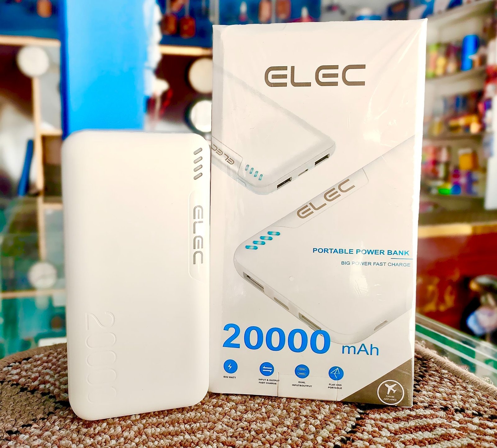 Elec 20000mAh Power Bank – PD Fast Charging, High-Capacity Portable Charger - Image 3