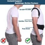 Adjustable Posture Back Belt, Posture Corrector Belt For Men And Women, Back Support And Shoulder Belt - L - Image 10