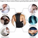 Adjustable Posture Back Belt, Posture Corrector Belt For Men And Women, Back Support And Shoulder Belt - L - Image 5