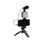Vloger video making and online meeting Kits Vlog Microphone LED Fill Light Mini Tripod mobile holder - Image 5