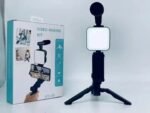 Vloger video making and online meeting Kits Vlog Microphone LED Fill Light Mini Tripod mobile holder - Image 6