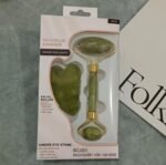 Flawless Jade Roller With Stone (marble) | Facial Roller & Gua Sha Set - Marble Stone Massage Tool - Image 9