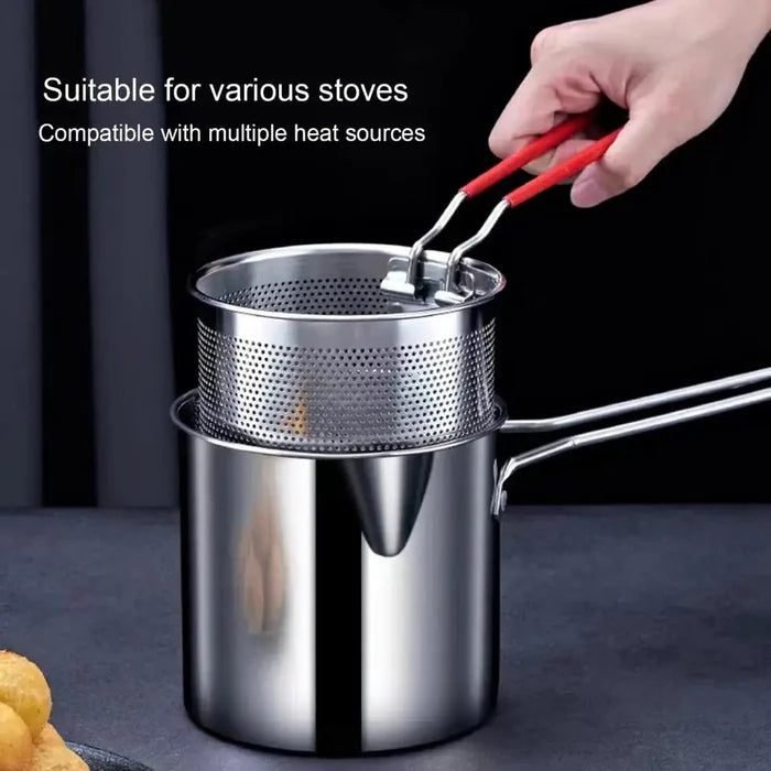 2025_04_210910604-2127913608 Stainless Steel Deep Fryer Pot with Strainer – Heavy-Duty Frying Pan for Home Kitchen Use – 1200ML Oil Capacity - Image 3