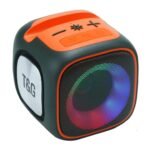 T&G Portable Bluetooth Speaker with LED Lights, Phone Holder & Powerful Bass – Wireless, USB, TF Card & AUX Support – Model X-911 - Image 3