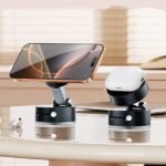360° Magnetic Phone Holder – Strong Magnetic Suction Mount for Car, Desk & Tabletop Use - Image 3